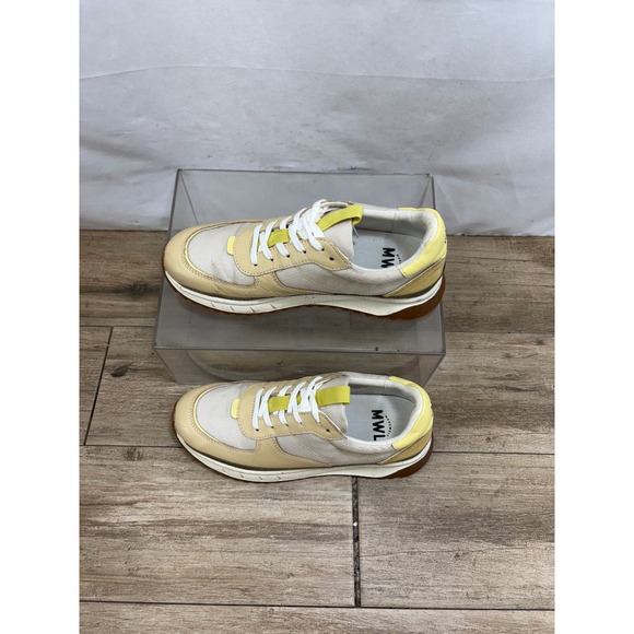 Madewell MWL SU21 Style MD781 Women's Size 9M Beige Yellow Chunky Sole Sneakers - Picture 10 of 10